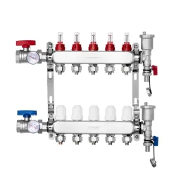 VEVOR 5-Branch Radiant Heat Manifold, 1/2