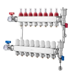 VEVOR 10-Branch Radiant Heat Manifold, 1/2
