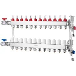 VEVOR 12-Branch Radiant Heat Manifold, 1/2