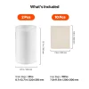 VEVOR Brew Bags, 2 PCS Food Grade Nylon Material Grain Bag, 10 PCS Natural Cotton-Linen Hop Bag, Easy to Clean, Reusable & Ultra-Fine Mesh Home Brewing Bags, Only for Our Automatic Beer Brewer