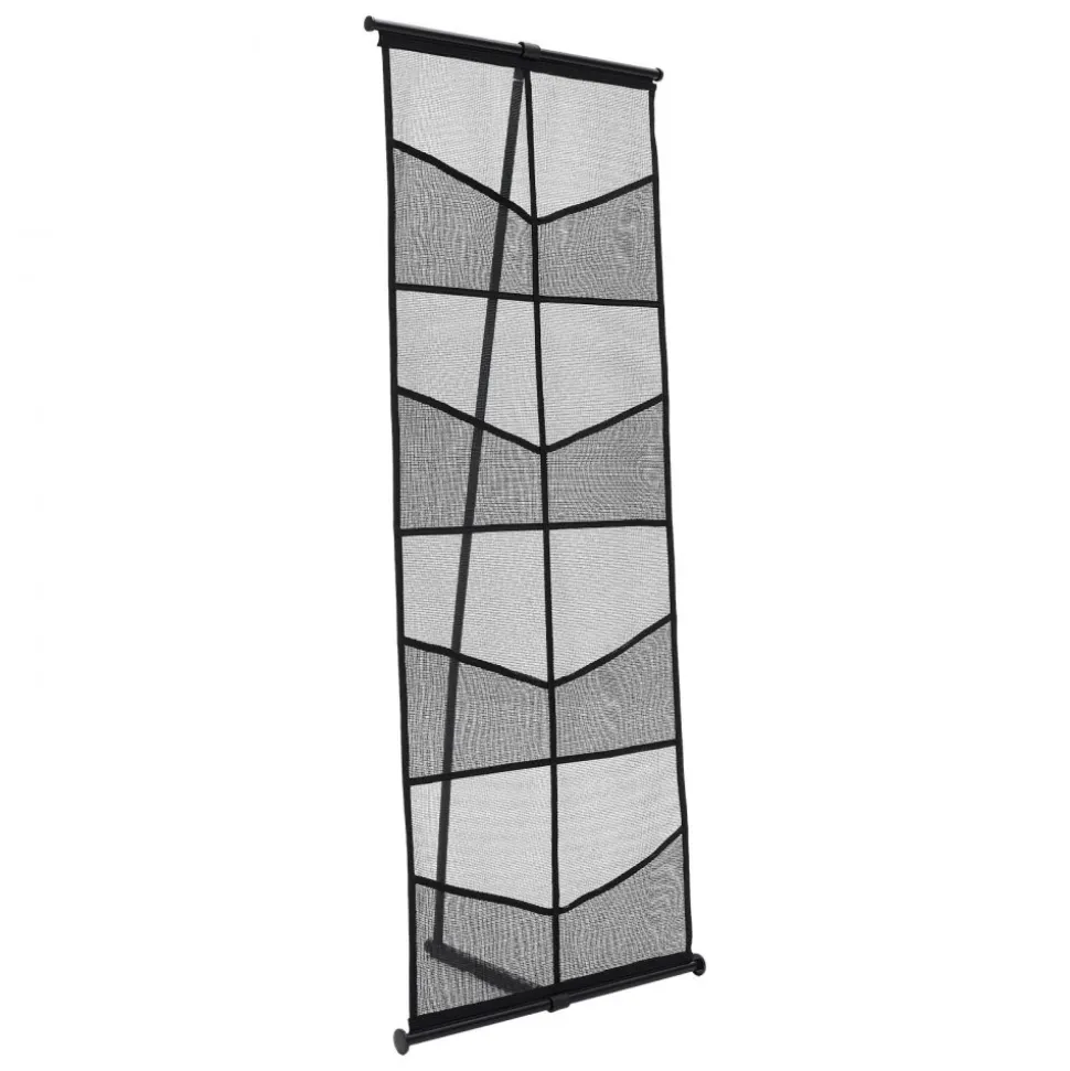 VEVOR Brochure Display Stand, 4-Tier 8 Pockets Mesh Literature Display Holder, Floor Standing Magazine Newspaper Catalog Rack, Lightweight and Portable with Carrying Bag for Shop Exhibitions Office