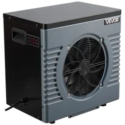 VEVOR 14710 BTU Pool Heat Pump, Electric Pool Heater for Above Ground Up to 3962 Gallons, Max COP 5.13, Heating & Cooling Dual Mode, Low Noise Smart Inverter Compressor, GFCI Protection for Swimming