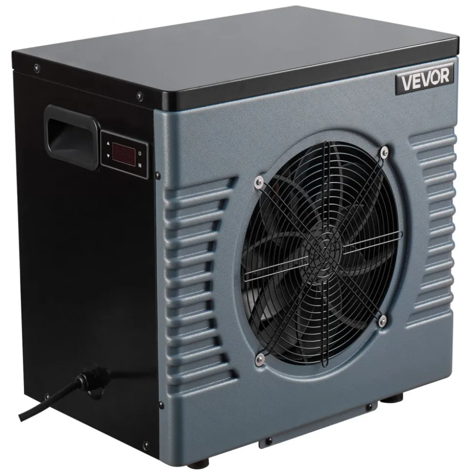 VEVOR 14710 BTU Pool Heat Pump, Electric Pool Heater for Above Ground Up to 3962 Gallons, Max COP 5.13, Heating & Cooling Dual Mode, Low Noise Smart Inverter Compressor, GFCI Protection for Swimming