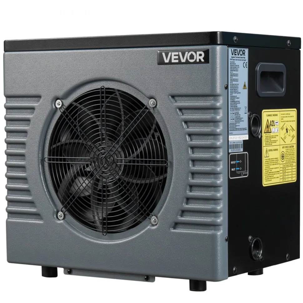 VEVOR 14710 BTU Pool Heat Pump, Electric Pool Heater for Above Ground Up to 3962 Gallons, Max COP 5.13, Heating & Cooling Dual Mode, Low Noise Smart Inverter Compressor, GFCI Protection for Swimming