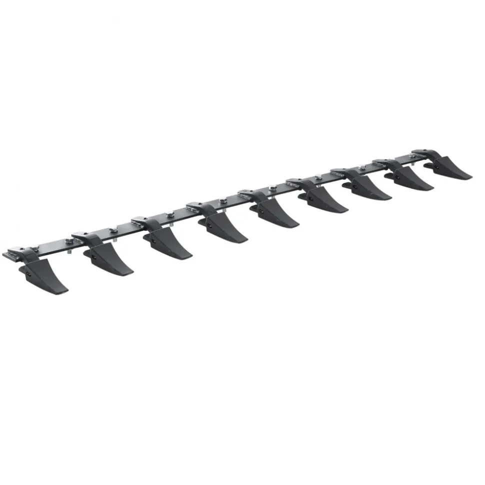 VEVOR Bucket Tooth Bar, 72'', Heavy Duty Tractor Bucket 9 Teeth Bar for Loader Tractor Skidsteer, 4560 lbs Load-Bearing Capacity Bolt On Design, for Efficient Soil Excavation and Bucket Protection