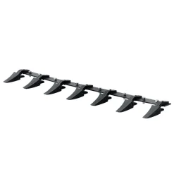 VEVOR Bucket Tooth Bar, 60'', Heavy Duty Tractor Bucket 7 Teeth Bar for Loader Tractor Skidsteer, 4560 lbs Load-Bearing Capacity Bolt On Design, for Efficient Soil Excavation and Bucket Protection