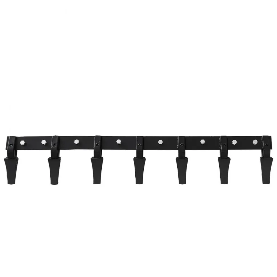 VEVOR Bucket Tooth Bar, 60'', Heavy Duty Tractor Bucket 7 Teeth Bar for Loader Tractor Skidsteer, 4560 lbs Load-Bearing Capacity Bolt On Design, for Efficient Soil Excavation and Bucket Protection