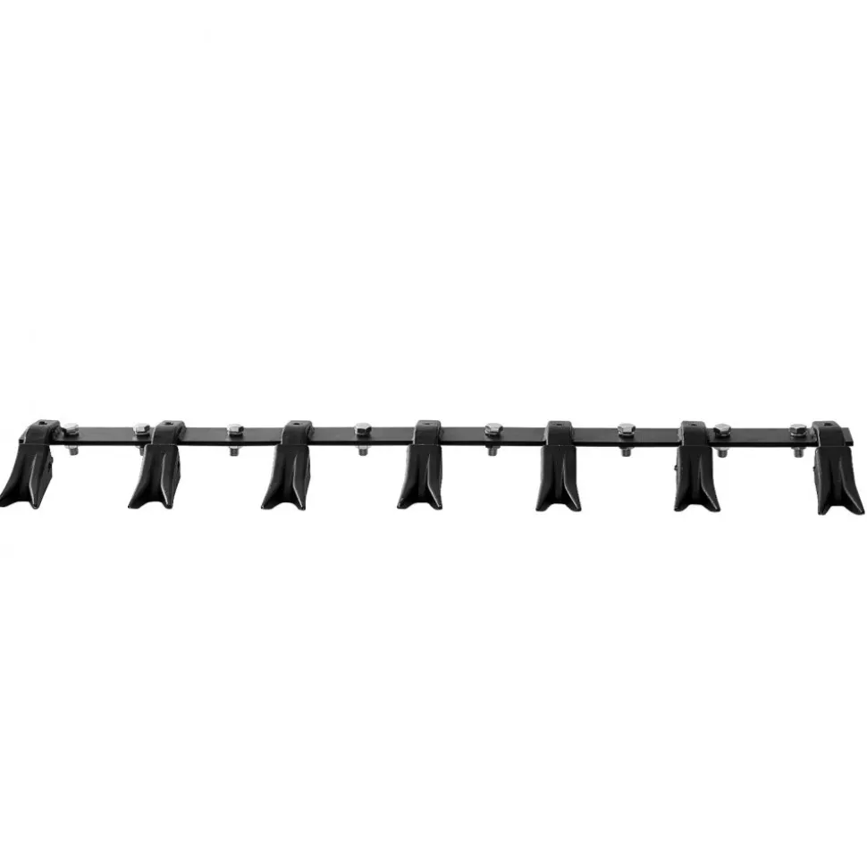 VEVOR Bucket Tooth Bar, 53'', Heavy Duty Tractor Bucket Teeth Bar for Sub-Compact Tractor Loader, 4560 lbs Load-Bearing Capacity, Fits Bucket Cutting Edges Sized 1/2" or Less with No Drilling Required