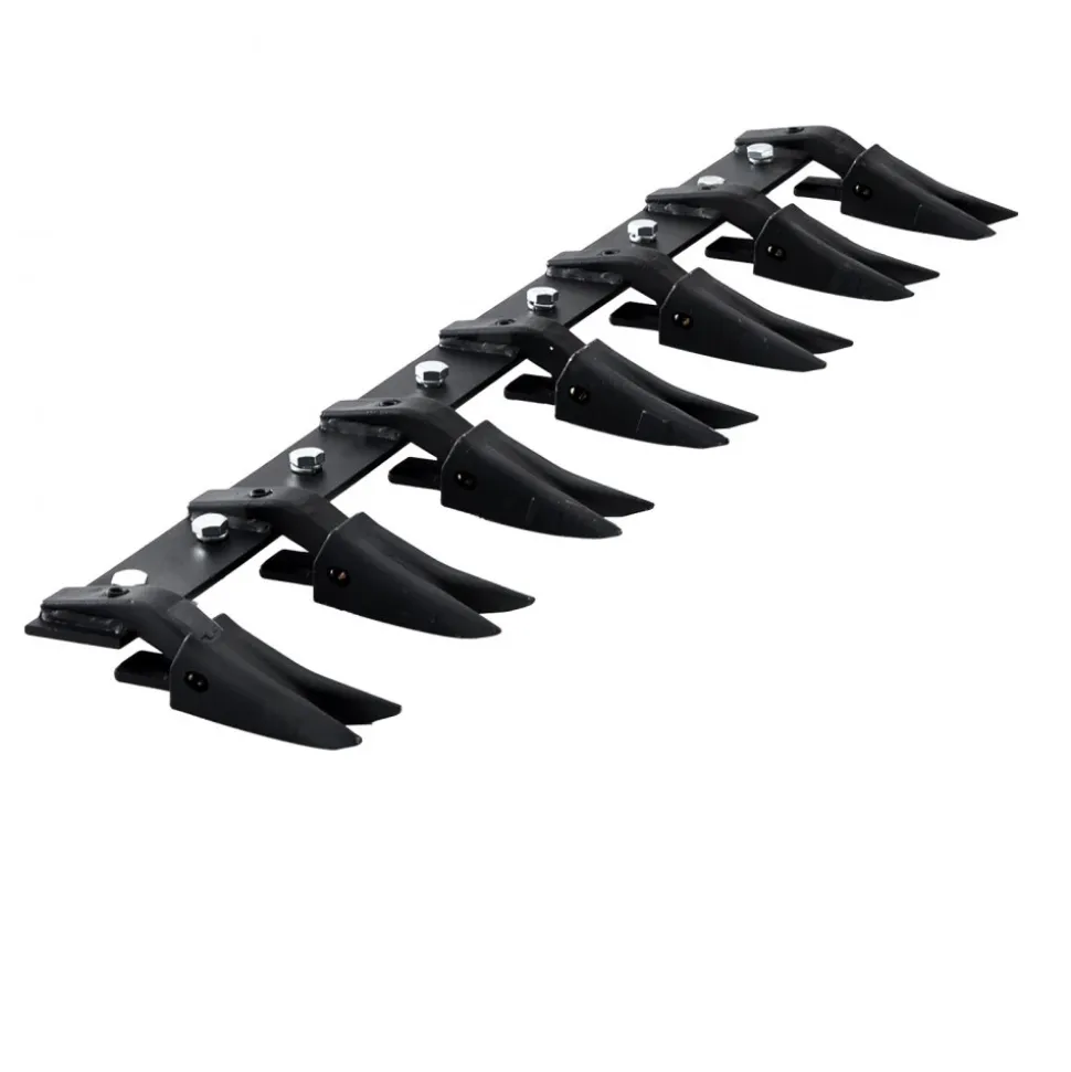 VEVOR Bucket Tooth Bar, 53'', Heavy Duty Tractor Bucket Teeth Bar for Sub-Compact Tractor Loader, 4560 lbs Load-Bearing Capacity, Fits Bucket Cutting Edges Sized 1/2" or Less with No Drilling Required