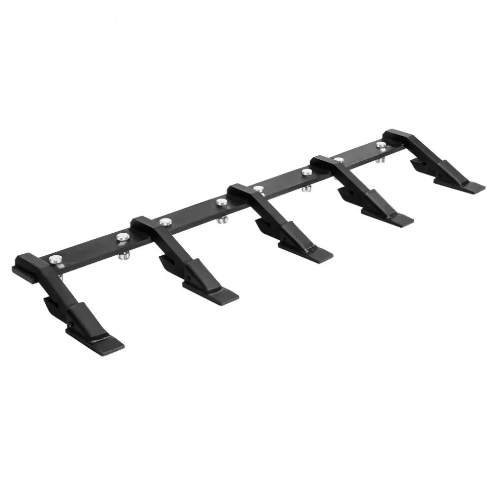 VEVOR Bucket Tooth Bar, 46 in Heavy Duty 5 Teeth Tractor Bucket Bar for Loader Tractor Loader Skidsteer, 4560 lbs Load Capacity, Bolt On Teeth Bars for Buckets Protection Efficient & Soil Excavation