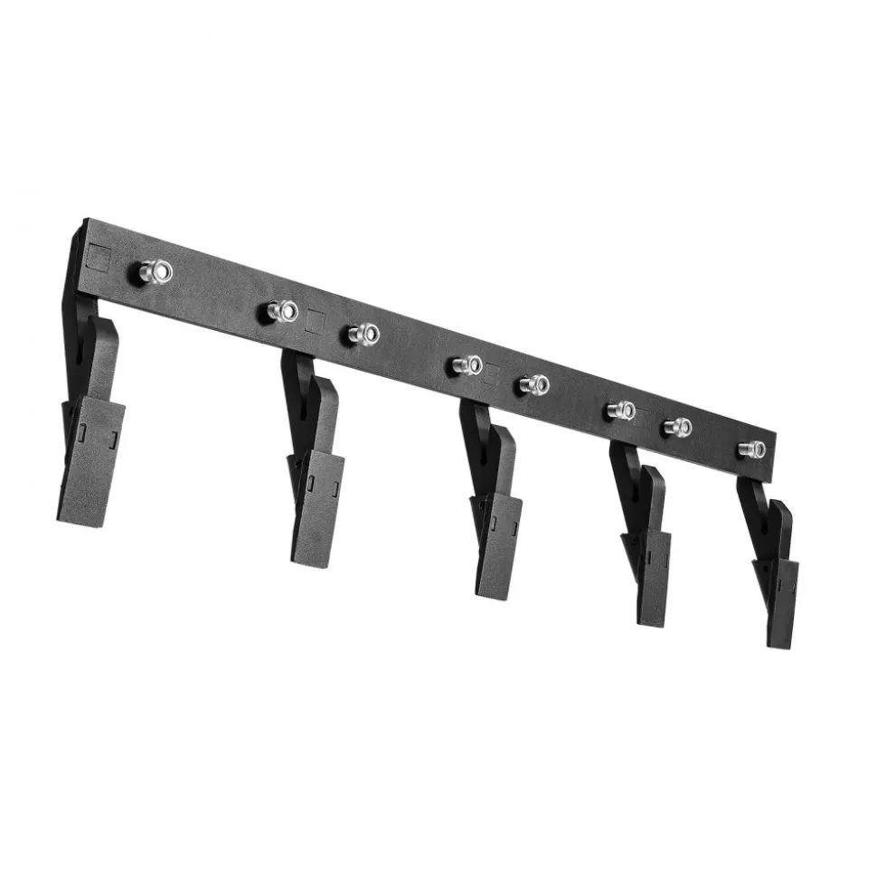VEVOR Bucket Tooth Bar, 46 in Heavy Duty 5 Teeth Tractor Bucket Bar for Loader Tractor Loader Skidsteer, 4560 lbs Load Capacity, Bolt On Teeth Bars for Buckets Protection Efficient & Soil Excavation