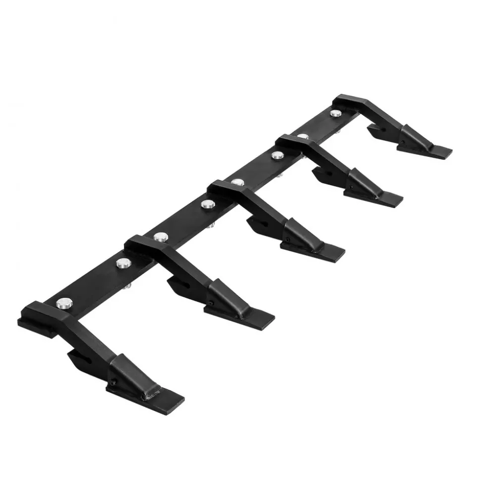 VEVOR Bucket Tooth Bar, 46 in Heavy Duty 5 Teeth Tractor Bucket Bar for Loader Tractor Loader Skidsteer, 4560 lbs Load Capacity, Bolt On Teeth Bars for Buckets Protection Efficient & Soil Excavation