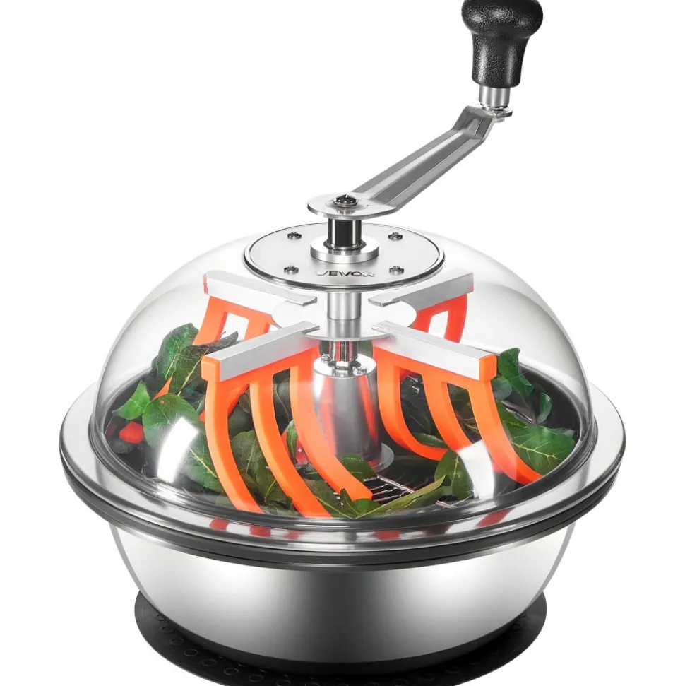 VEVOR Bud Leaf Bowl Trimmer, 13 in Manual Bud Trimmer, with Sharp Stainless Steel Blades, Visual Cutting, Wet & Dry Hydroponic Cutting Machine, Twisted Spin Cut for Plants Leaves Buds Flowers