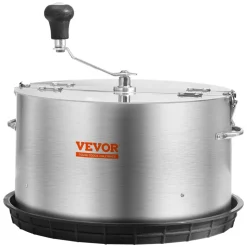 VEVOR Bud Leaf Trimmer, 16 inch Stainless Steel Manual Bud Trimmer Machine, with Clear PET Cover for Visual Cutting, Hand Pruners Included, for Cutting Leaves, Buds, Flowers, Hydroponic Plants