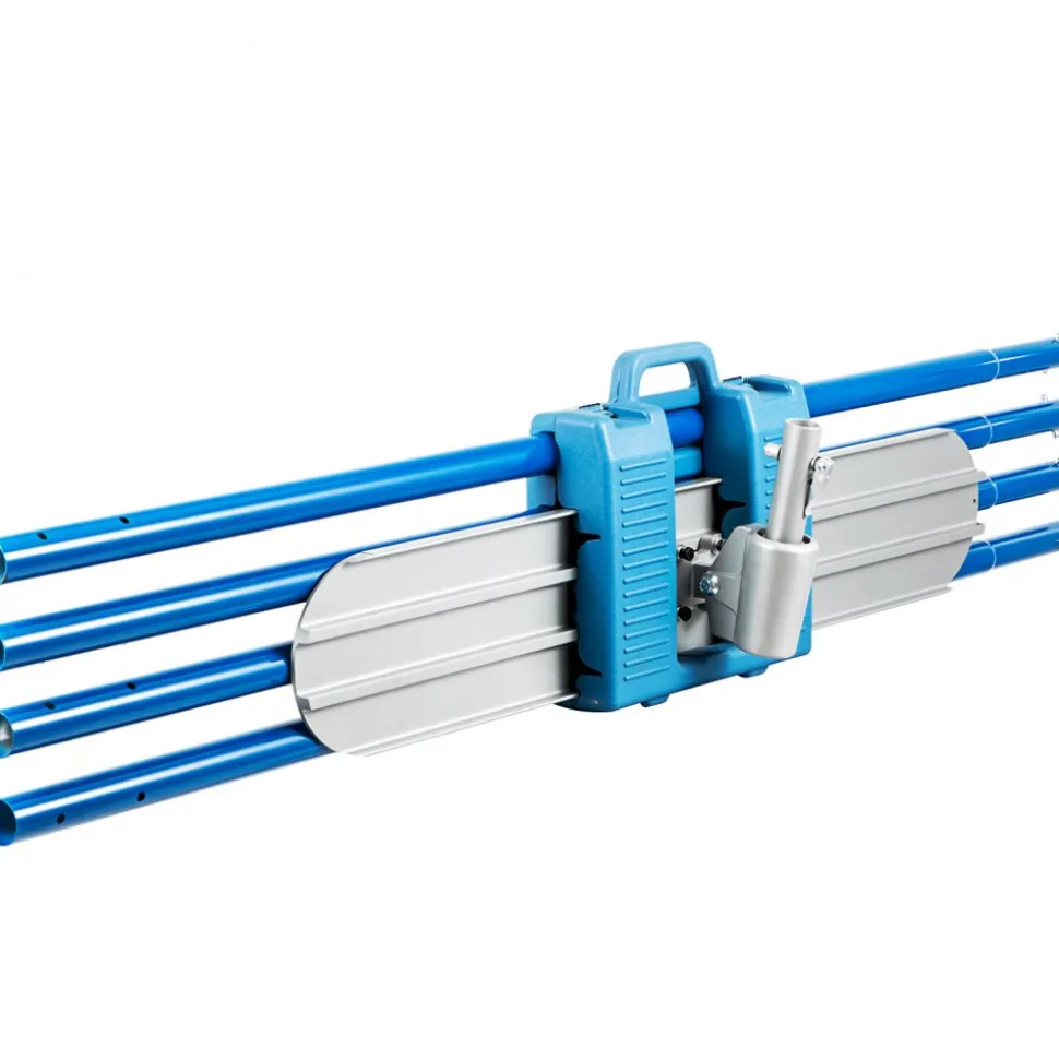 VEVOR Bull Float Magnesium Concrete Float 48 x 8" Round End Concrete Float Tool Cement Tool Bull Concrete Kit Bull Float with 4 Float Handle Bull Float Bracket Concrete Tools Finishing Bull Float