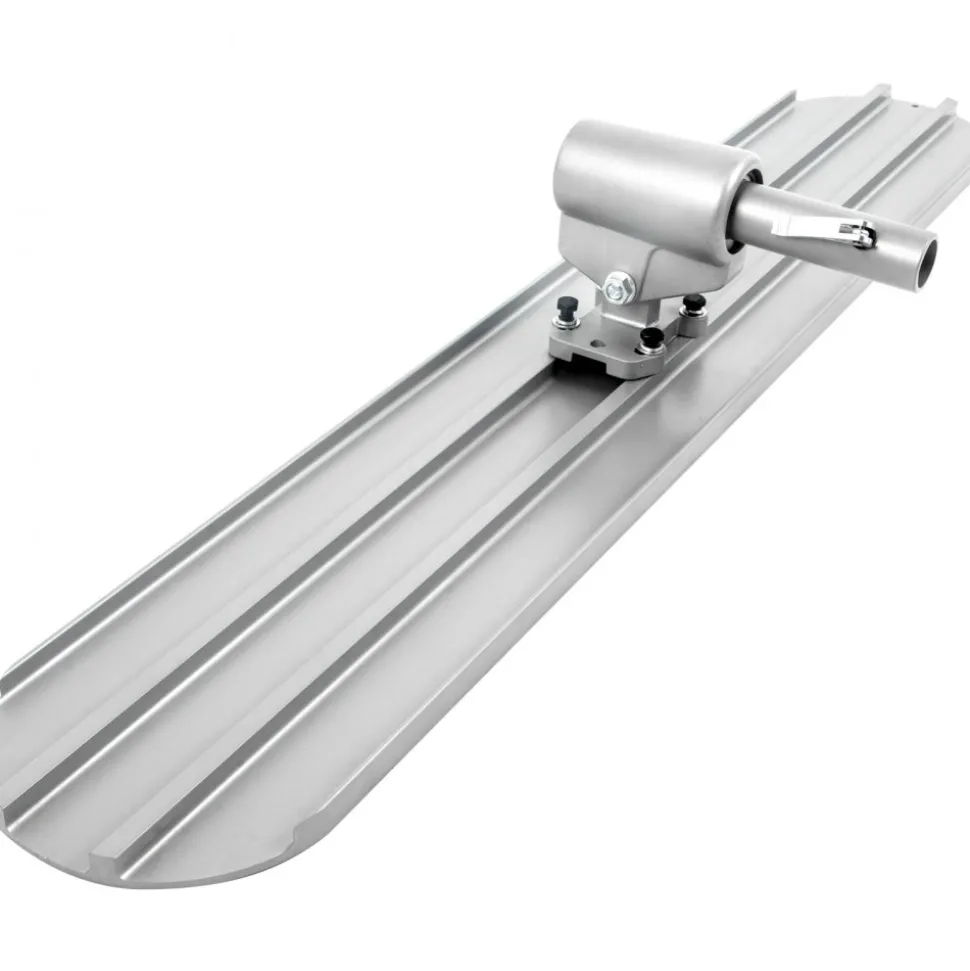 VEVOR Bull Float Magnesium Concrete Float 48 x 8" Round End Concrete Float Tool Cement Tool Bull Concrete Kit Bull Float with 4 Float Handle Bull Float Bracket Concrete Tools Finishing Bull Float
