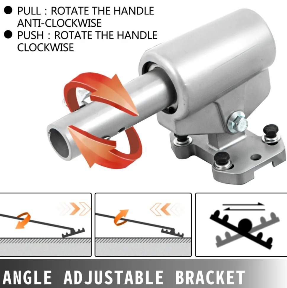 VEVOR Bull Float Magnesium Concrete Float 48 x 8" Round End Concrete Float Tool Cement Tool Bull Concrete Kit Bull Float with 4 Float Handle Bull Float Bracket Concrete Tools Finishing Bull Float