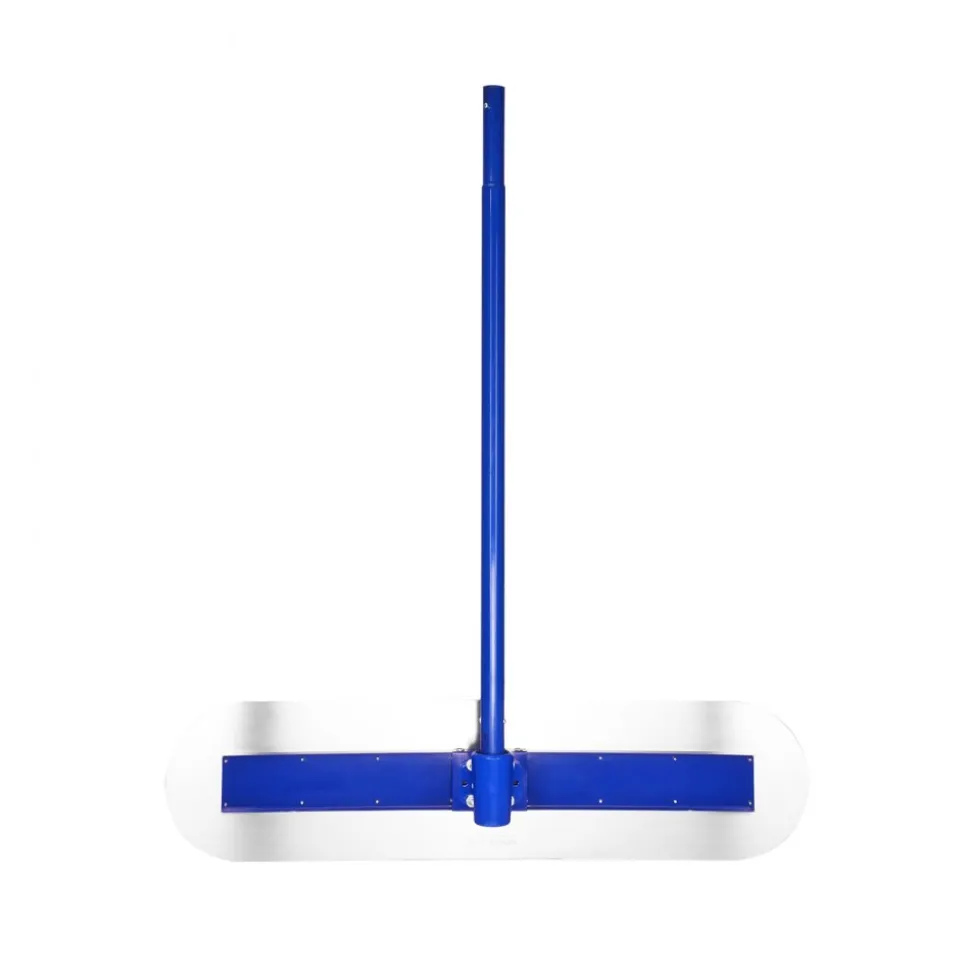 VEVOR Bull Float Magnesium Concrete Float, 47.24 x 11.8 Inch Round End Concrete Float Tool with 4 Aluminum Alloy Replaceable Handles, Cement Finishing Float for Various Industrial Applications