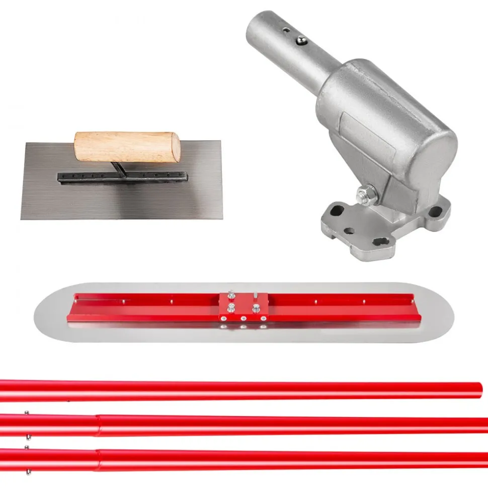 VEVOR Bull Float Manganese Steel Concrete Float 1200x300mm Concrete Float Tool Cement Tool Bull Concrete Kit Bull Pool Float Bull Float Handle Bull Float Bracket Concrete Tool Finishing Bull Float