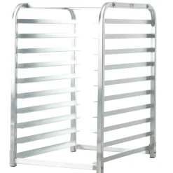 VEVOR Bun Pan Rack, 10-Tier Commercial Bakery Racks with Brake Wheels, Aluminum Racking Trolley Storage for Half & Full Sheet, Speed Rack For Kitchen Home, Bread Baking Equipment, 26