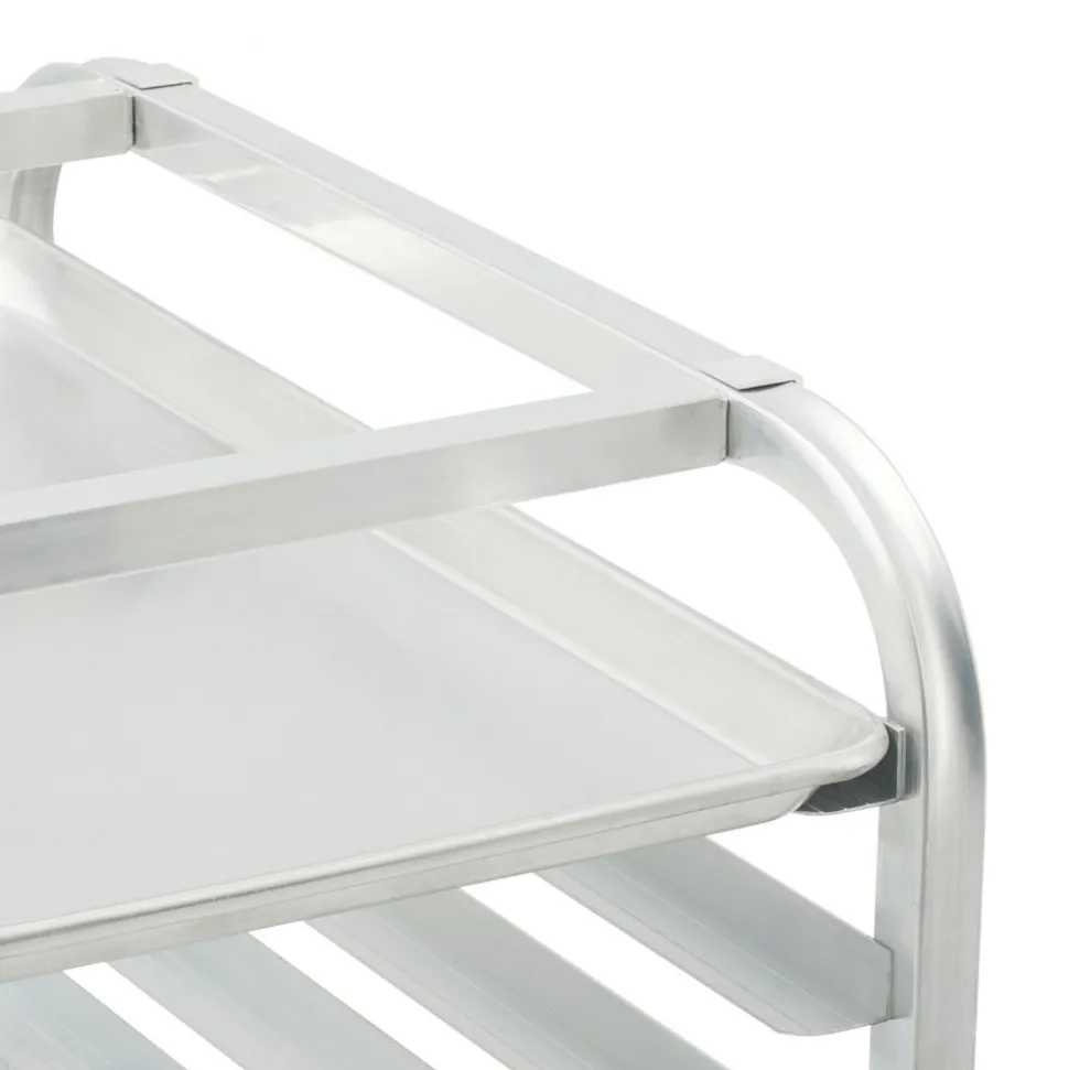 VEVOR Bun Pan Rack, 10-Tier Commercial Bakery Racks with Brake Wheels, Aluminum Racking Trolley Storage for Half & Full Sheet, Speed Rack For Kitchen Home, Bread Baking Equipment, 26"L x 20.3"W x 39"H