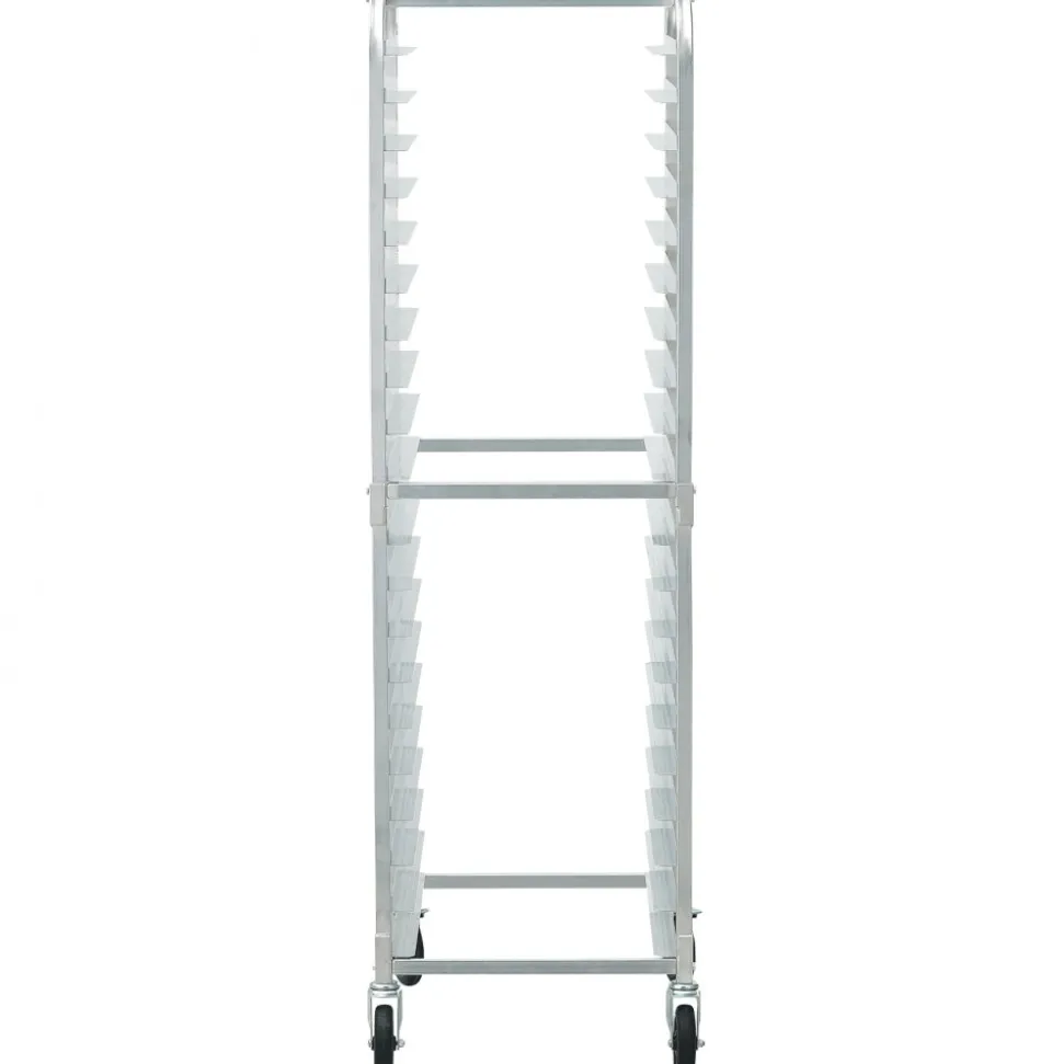 VEVOR Bun Pan Rack, 20-Tier Commercial Bakery Racks with Brake Wheels, Aluminum Racking Trolley Storage for Half & Full Sheet, Speed Rack For Kitchen Home, Bread Baking Equipment, 26"L x 20.4"W x 70"H