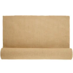 VEVOR Burlap Fabric Roll, 14” x 150 ft & 50 x 50 High Density Wide Natural Burlap Fabric Rolls, Jute Fabric Burlap Tree Wrap Roll, for Decor, Crafts, Wedding, Gardening, Plant & Tree Winter Covering