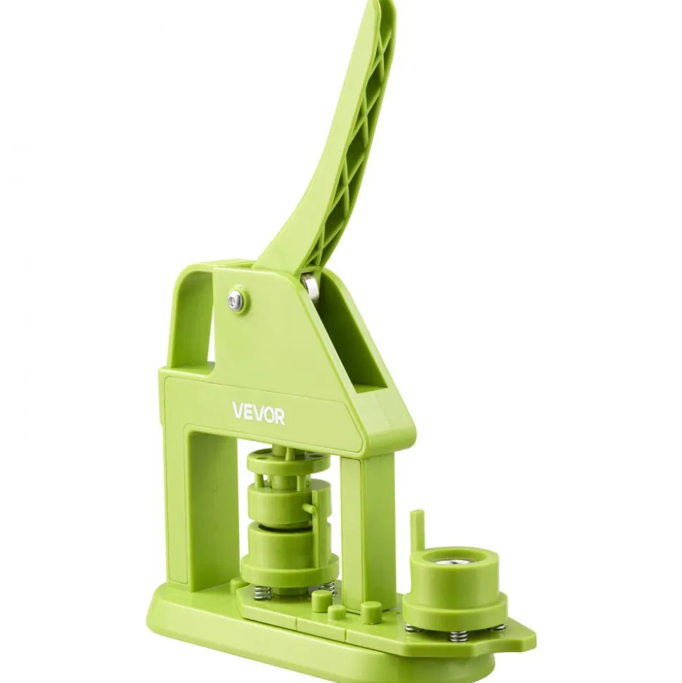 VEVOR Button Maker Machine, 0.98 in, Plastic Pin Maker with 500pcs Button Parts, Mr. Panda Magic Book, Circle Cutter and Hex Wrenches, Reinforced Ergonomic Handle, for DIY Badges, Personalized Pins