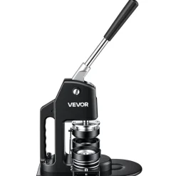 VEVOR Button Maker Machine, Multiple Sizes 1.25+2.25 Inch Badge Punch Press Kit, Children DIY Gifts Pin Maker, Button Making Supplies with 500pcs Button Parts & Circle Cutter & Magic Book