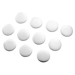 VEVOR Button Maker Supplies 50 Sets 2.28 in / 58 mm Magnet Button Parts, with Magnetic and Bottle Opener Backs, Metal Shells, Clear Mylar Films, and Blank Circle Papers, for Home DIY, Kitchen Decor