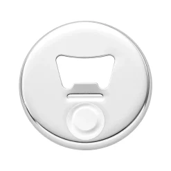 VEVOR Button Maker Supplies 50 Sets 2.28 in / 58 mm Magnet Button Parts, with Magnetic and Bottle Opener Backs, Metal Shells, Clear Mylar Films, and Blank Circle Papers, for Home DIY, Kitchen Decor