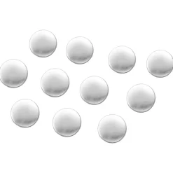 VEVOR Button Maker Supplies 100 Sets 2.95 in / 75 mm Pin Back Button Parts, with Metal Backs, Metal Shells, Clear Mylar Films, and Blank Circle Papers, for Home DIY, School Events, and Custom Studio