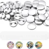 VEVOR Button Maker Supplies 200 Sets 0.98 in / 25 mm Pin Back Button Parts, with Metal Backs, Metal Shells, Clear Mylar Films, and Blank Circle Papers, for Home DIY, School Events, and Custom Studio