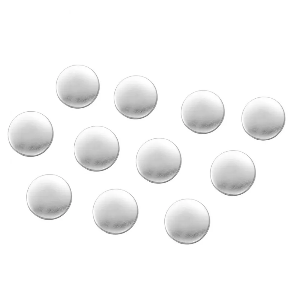 VEVOR Button Maker Supplies 200 Sets 0.98 in / 25 mm Pin Back Button Parts, with Metal Backs, Metal Shells, Clear Mylar Films, and Blank Circle Papers, for Home DIY, School Events, and Custom Studio