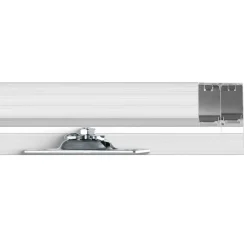 VEVOR Bypass Door Hardware, 6ft Heavy Duty Bypass Sliding Door Hardware Kit, Aluminum Alloy Sliding Closet Door Hardware Set for 2 Door System, Fit Door Thickness 1 3/8