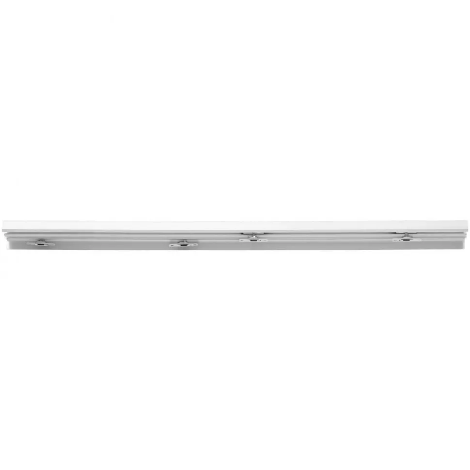 VEVOR Bypass Sliding Door Hardware Kit, 4 ft Aluminum Alloy Dual-Track Bypass Door Hardware, Smooth and Quiet Sliding, Easy to Install, for 1" to 1 3/4" Thickness 24" Width 2 Door System, for Closet