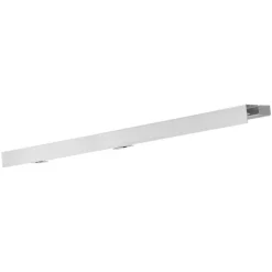 VEVOR Bypass Sliding Door Hardware Kit, 4 ft Aluminum Alloy Dual-Track Bypass Door Hardware, Smooth and Quiet Sliding, Easy to Install, for 1