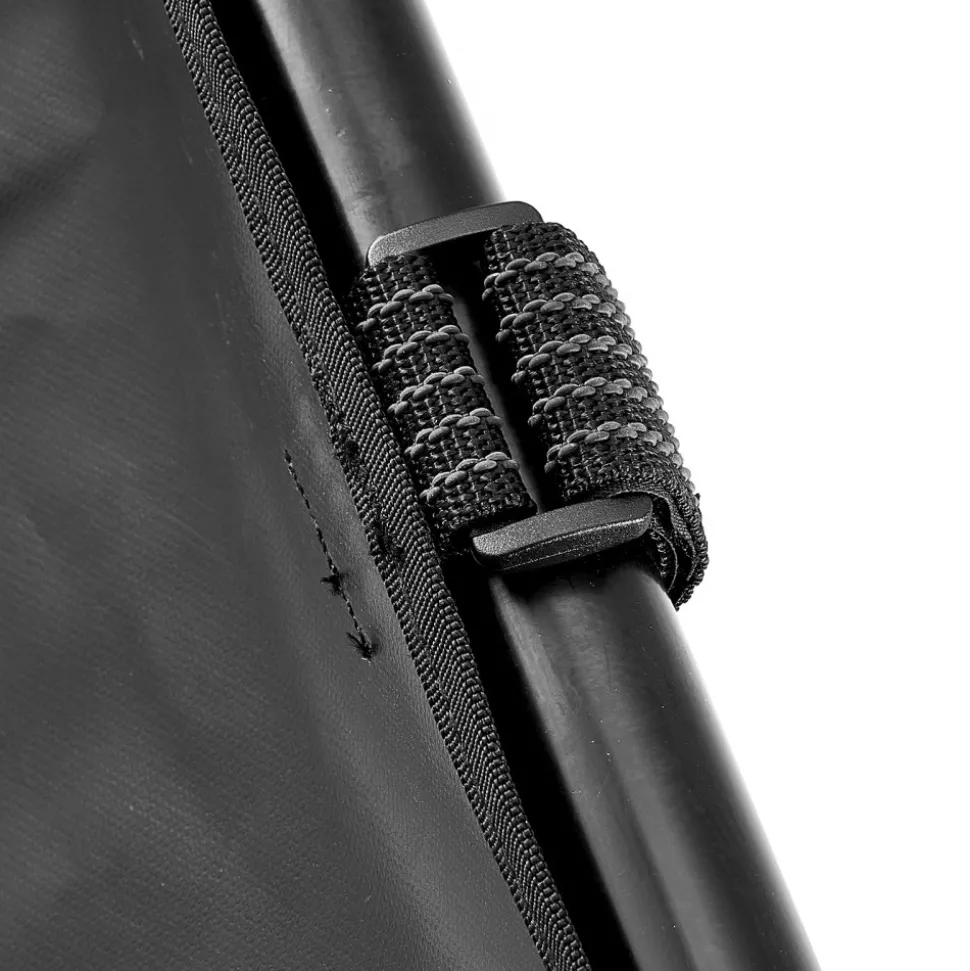 VEVOR Cab Enclosure Upper Doors, Compatible with Polaris RZR XP 1000/XP Turbo 2014-2023, Soft Upper Doors, Windproof Upgraded Zipper UTV Soft Side Window Kit, Work with Side Mirrors and Windshields