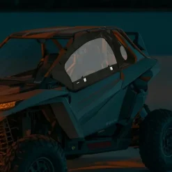 VEVOR Cab Enclosure Upper Doors, Compatible with Polaris RZR PRO XP/Turbo R 2020-2024, Soft Upper Doors, Windproof Upgraded Zipper UTV Soft Side Window Kit, Work with Side Mirrors and Windshields