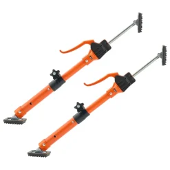 VEVOR Cabinet Jack Support Pole, 2-Pack, 15.75-23.6 Inch Steel Telescopic Quick Support Rod, Adjustable 3rd Hand System up to 220 lbs Capacity for Installing Cabinets, Lifting Drywall, Cargo Bars