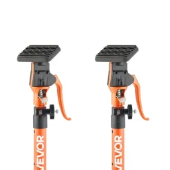 VEVOR Cabinet Jack Support Pole, 2-Pack, 15.75-23.6 Inch Steel Telescopic Quick Support Rod, Adjustable 3rd Hand System up to 220 lbs Capacity for Installing Cabinets, Lifting Drywall, Cargo Bars
