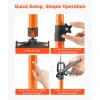 VEVOR Cabinet Jack Support Pole, 2-Pack, 20.8-45.3 Inch Steel Telescopic Quick Support Rod, Adjustable 3rd Hand System up to 154 lbs Capacity for Installing Cabinets, Lifting Drywall, Cargo Bars