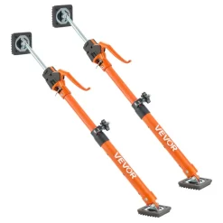VEVOR Cabinet Jack Support Pole, 2-Pack, 18.9-29.5 Inch Steel Telescopic Quick Support Rod, Adjustable 3rd Hand System up to 220 lbs Capacity for Installing Cabinets, Lifting Drywall, Cargo Bars