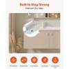 VEVOR Cabinet Knobs, 10 Pack, 1.42 Inch Zinc Alloy Drawer Pulls Door Handles, Rectangular Kitchen Dresser Solid Knobs, Cupboard Hardware with Screws for Bathroom Closet Cabinets Drawers, Chrome Color