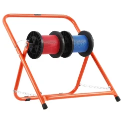 VEVOR Cable Caddy, Heavy Duty Steel Frame, Spool Holder for Electrical Wires, Portable Wire Dispenser for Up to 20 in Diameter Spools, 100 lbs Capacity for Cable Reels, Electrical Industrial Retail