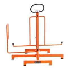 VEVOR Cable Dispenser, Floor or Stud Mounted, Wire Spool Rack, Portable Wire Rack Dispenser with Anti-Slip Metal Handle for Wiring Transport, Swivel Eyelet, for Electrical, Industrial and Retail Use