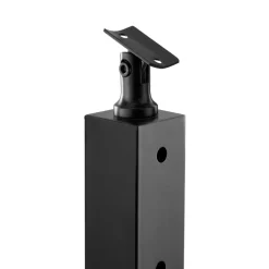 VEVOR Cable Railing Post, 42x2x2 Inch Level Deck Stair Posts, 1-Pack Stainless Steel Cable Handrail Post, Pre-Drilled Pickets with Mounting Bracket Stair Railing Kit, Black, 1JZLGZXHS106AWJO6001V0