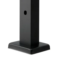 VEVOR Cable Railing Post, 36x2x2 Inch Corner Railing Post, with L-Shaped Pre-Drilled Holes, Stainless Steel Cable Rail Post with Horizontal and Curved Bracket, 1-Pack, Black, 1JZLGZXHS914ZPBNY001V0