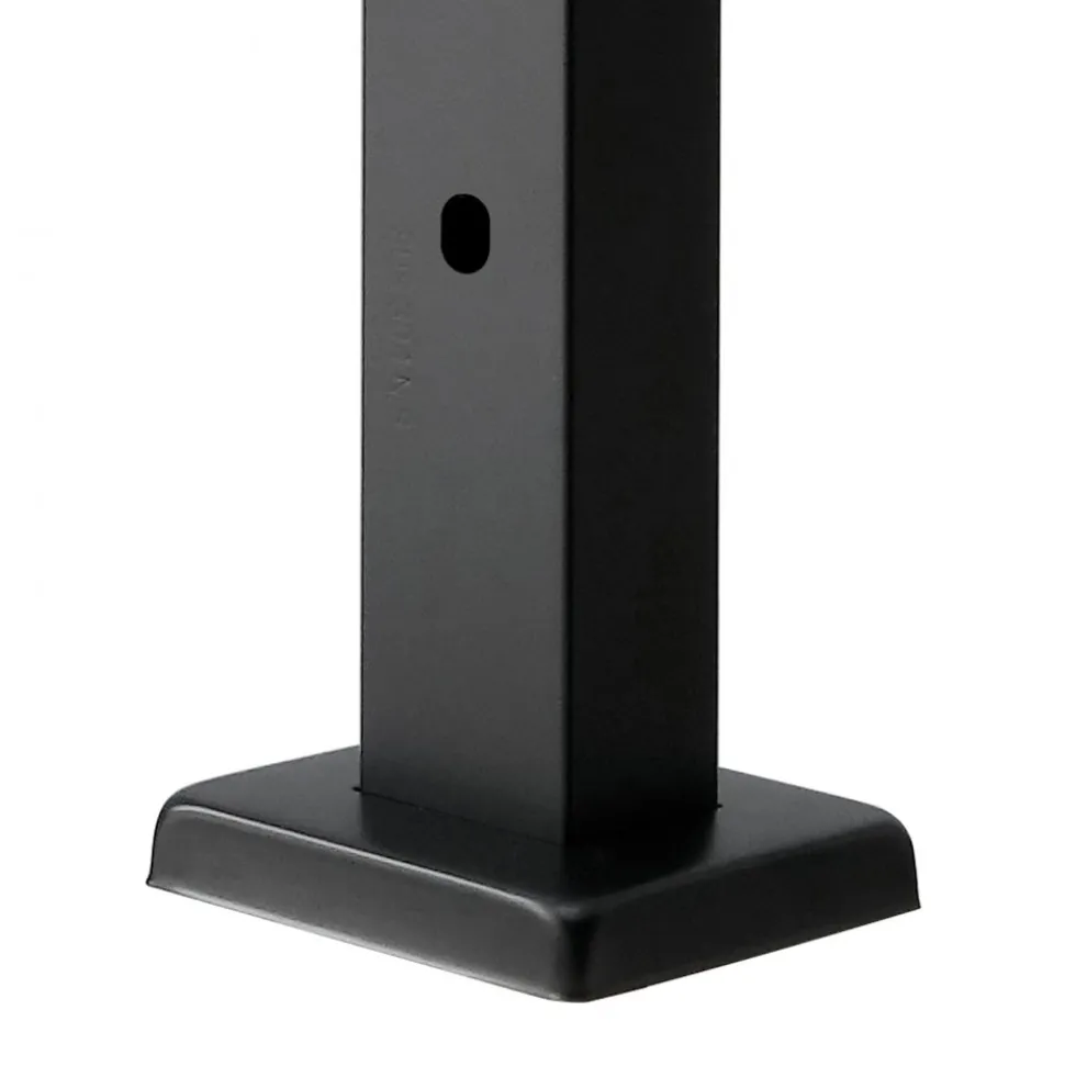 VEVOR Cable Railing Post, 36x2x2 Inch Corner Railing Post, with L-Shaped Pre-Drilled Holes, Stainless Steel Cable Rail Post with Horizontal and Curved Bracket, 1-Pack, Black, 1JZLGZXHS914ZPBNY001V0