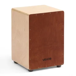 VEVOR Cajon Box Drum Wooden Birchwood Compact Percussion Instrument with Snare Wires